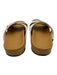 Rothy's Shoe Size 10 Beige & Tan Canvas Criss Cross Round Toe Slide Sandals Beige & Tan / 10