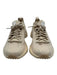 Lululemon Shoe Size 9.5 Cream Synthetic Knit Round Toe Mesh Lace Up Sneakers Cream / 9.5