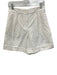 Lululemon Size 28 White Polyester & Cotton Pleated High Rise Cuffed Shorts White / 28