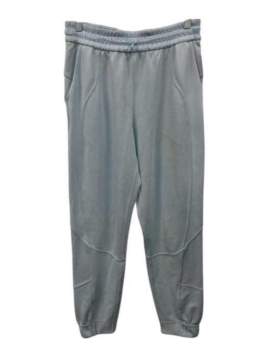 Lululemon Size 6 Light Blue Polyester Blend Elastic Waist Ribbed Detail Pants Light Blue / 6