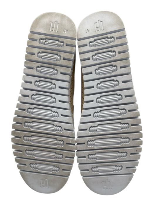 Ilse Jacobsen Shoe Size 41 Beige & White Suede Perforated Penny Loafer Sneakers Beige & White / 41