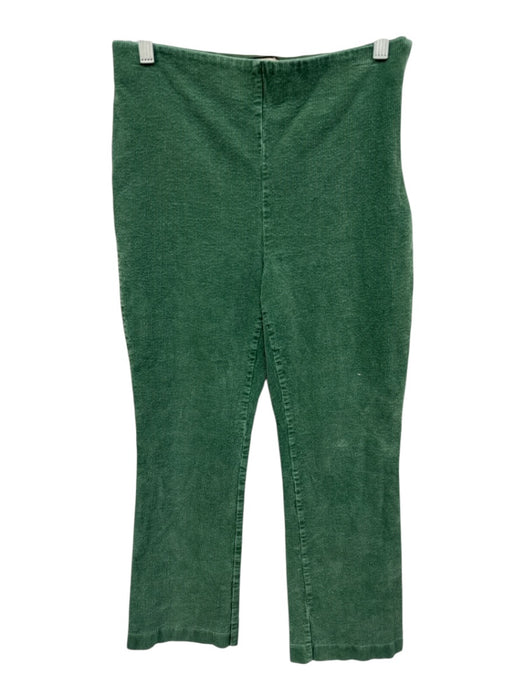 Tuckernuck Size L Green Cotton Corduroy Side Zip Flare Leg Pants Green / L