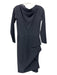 La Petite Robe Chiara Boni Size 44 Black Polyamide & Elastane Rouched Dress Black / 44