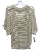 Spartina Size S Cream Linen & Cotton Open Knit Short Sleeve Crew Neck Top Cream / S