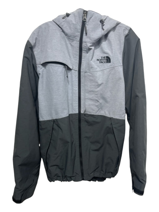 The North Face Size S Gray Synthetic Two Tone Zip UP Windbreaker Men's Jacket S