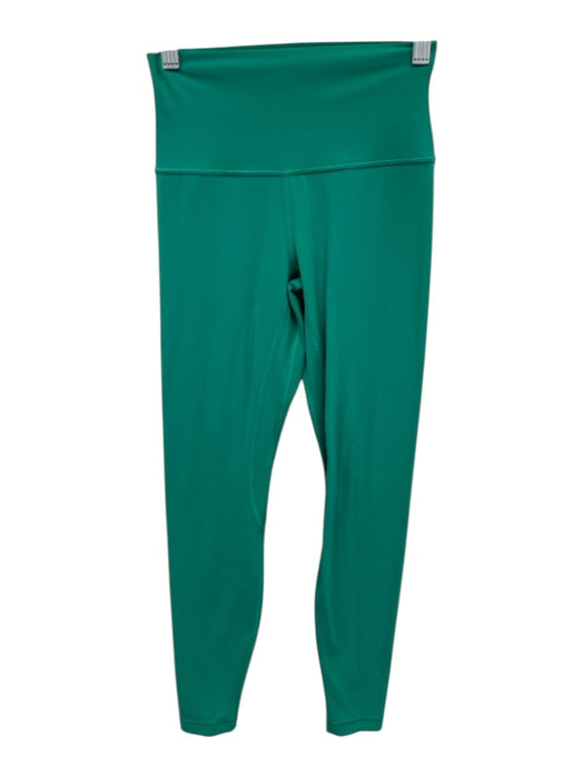 Lululemon Size 4 Green Missing Fabric Tag Elastic Waistband Athletic Leggings Green / 4