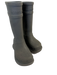 Balenciaga Shoe Size 40 Gray Rubber Knee High Logo Platform Boots Gray / 40
