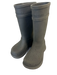Balenciaga Shoe Size 40 Gray Rubber Knee High Logo Platform Boots Gray / 40