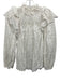Ulla Johnson Size 0 White Cotton & Viscose Long Sleeve Eyelet Ruffle Top White / 0