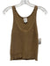 G. Label by Goop Size M Brown Cotton Chunky Knit Sleeveless U Neck Tank Top Brown / M