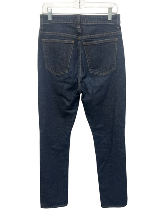 Khaite Size 30 Dark Wash Cotton Denim High Rise Straight Leg Jeans Dark Wash / 30