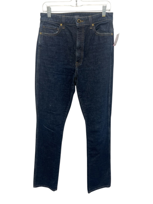 Khaite Size 30 Dark Wash Cotton Denim High Rise Straight Leg Jeans Dark Wash / 30