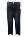 Jonathan Simkhai Size 29 Black Cotton Denim Distressed Mid Rise Jeans Black / 29