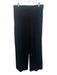 Akris Punto Size 6 Black Viscose Blend High Rise Pleat Wide Leg Trouser Pants Black / 6