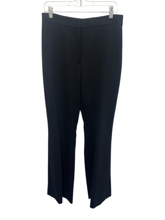 Akris Punto Size 10 Black Virgin Wool High Rise Wide Leg Trouser Pants Black / 10