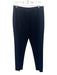 Akris Punto Size 10 Navy Blue Viscose Blend Mid Rise Pleat Straight Leg Pants Navy Blue / 10
