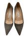 Manolo Blahnik Shoe Size 38 Gray Suede Pointed Toe Kitten Heel Pumps Gray / 38