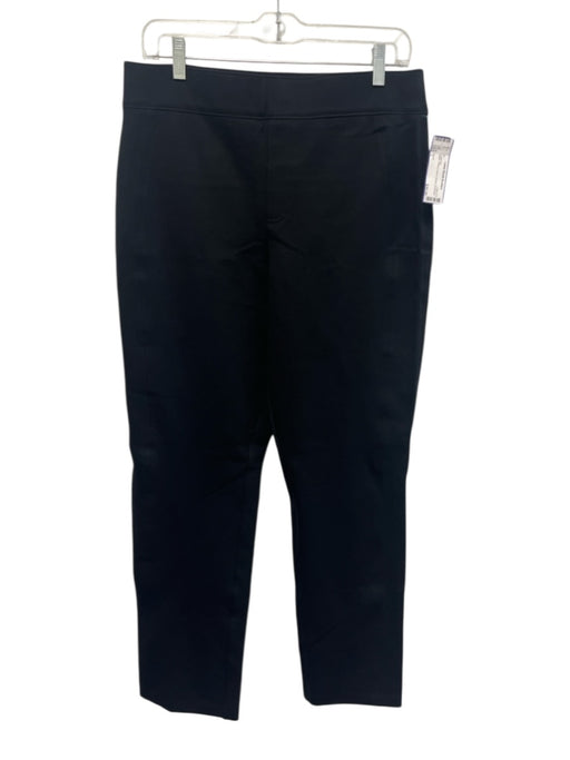 Spanx Size L Black Cotton & Nylon Elastic Leggings Black / L