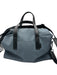 Away Slate Blue Nylon Leather trim Zip Close Pockets Duffle Bag Slate Blue