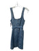 Jonathan Simkhai Size 4 Light Wash Cotton Sleeveless Button Detail Pockets Dress Light Wash / 4