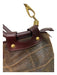 Salvatore Ferragamo Brown Leather Tassel Detail Goldtone Hardware Quilted Bag Brown / Large