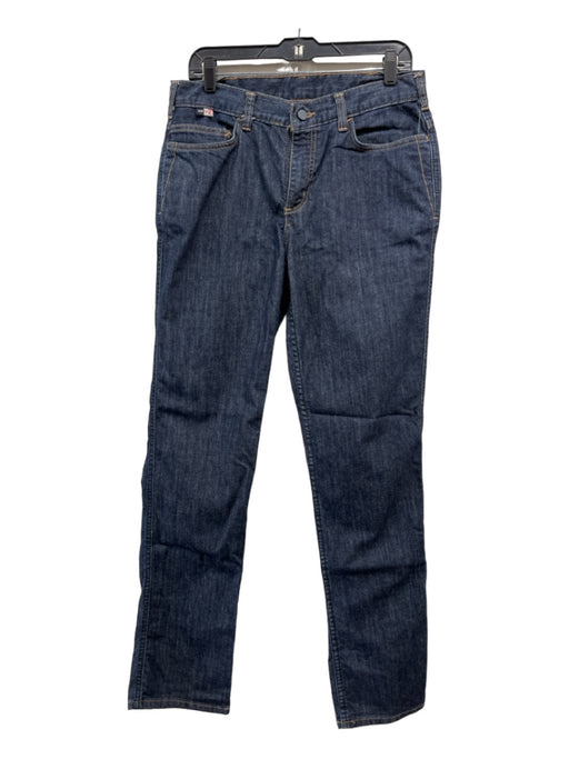 Carhartt Size 10T Dark Wash Cotton Blend Mid Rise Contrast Stiching Jeans Dark Wash / 10T