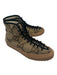 Gucci Shoe Size 12 Like New Tan Canvas Guccissima Sneaker Men's Shoes 12