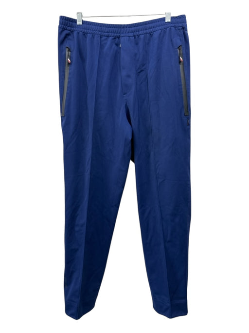 Moncler Size XL Navy Synthetic Solid Athletic Jogger Men's Pants Navy / XL