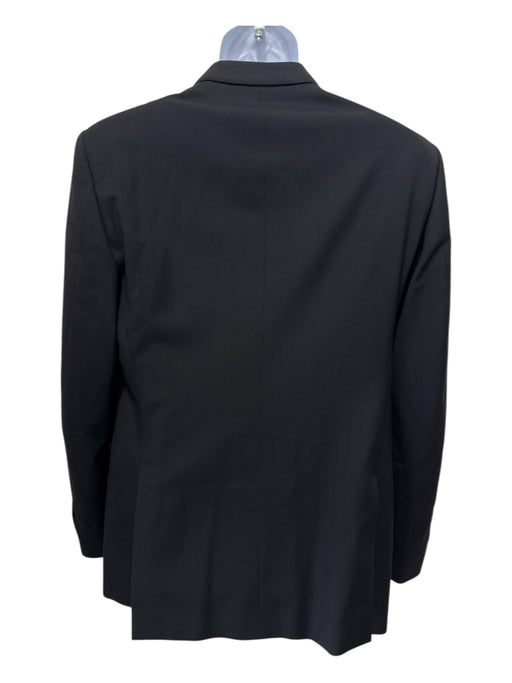 Burberry Black Wool Blend Solid 2 Button Men's Suit Black / 52L