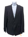 Burberry Black Wool Blend Solid 2 Button Men's Suit Black / 52L
