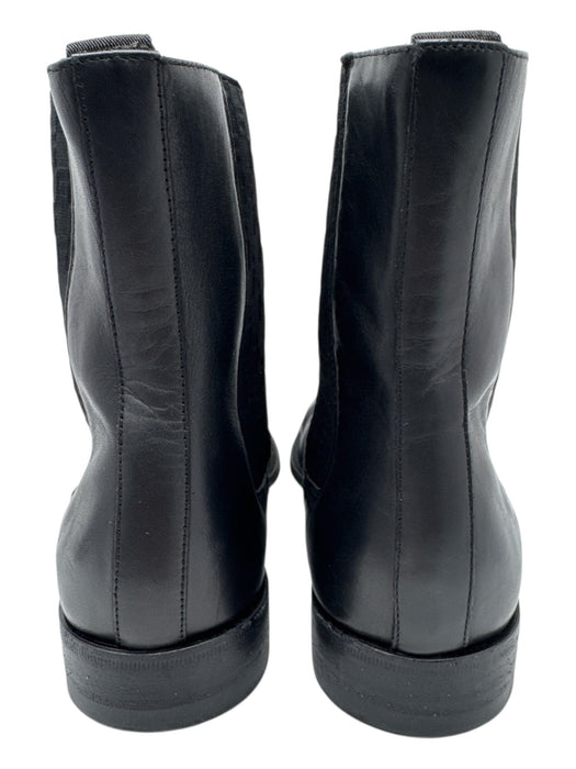 Gucci Shoe Size 8 Black Leather Solid Chelsea Men's Shoes Black / 8