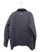 Barbour Size XXL Navy Cotton Blend Quilted Snap Buttons Men's Jacket Navy / XXL