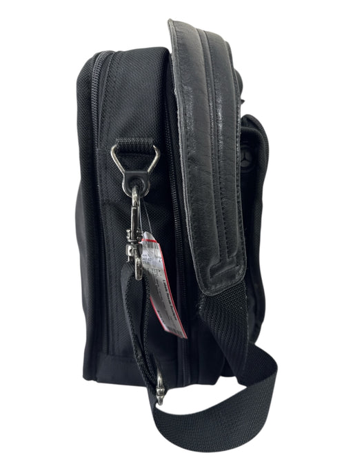 Tumi AS IS Black Canvas Solid Satchel Men's Bag Black