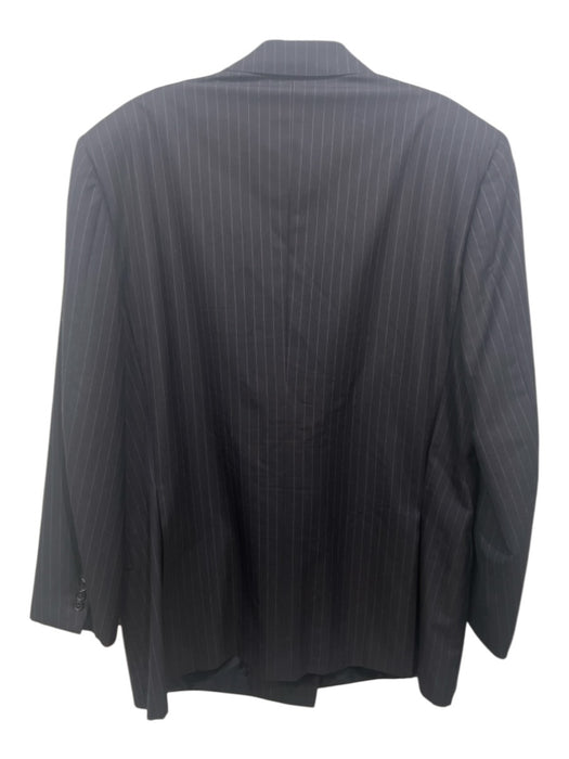 Brioni Black & Red Wool Striped Double Breasted Men's Blazer Black & Red / 42R