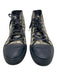 Gucci Shoe Size 10.5 Navy & Tan Canvas Guccissima High Top Sneaker Men's Shoes Navy & Tan / 10.5