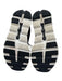 On Cloud Shoe Size 10 Black & White Synthetic Knit Lace Up Foam Sole Sneakers Black & White / 10