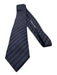 Peter Millar Blue & Brown Wool Blend Striped Men's Ties Blue & Brown