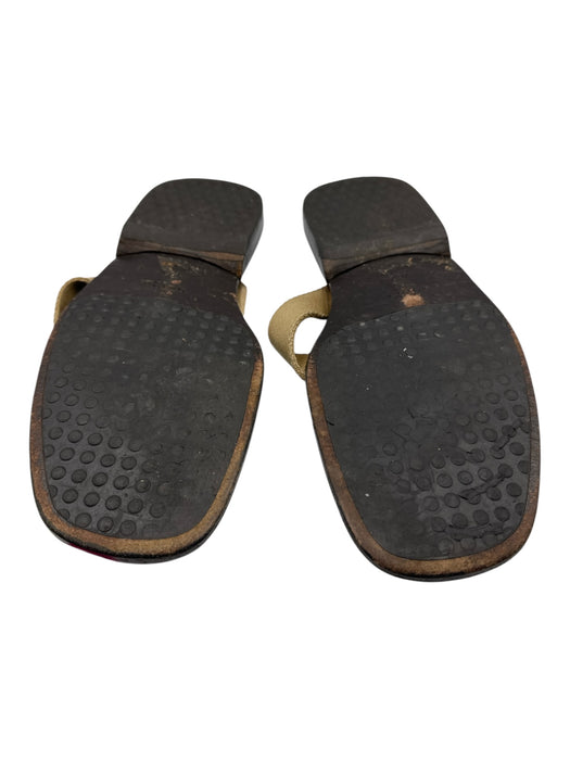 Gucci Shoe Size 10 AS IS Black Leather Solid Sandal Flip Flop Men's Shoes Black / 10