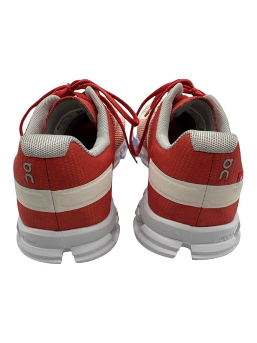 On Cloud Shoe Size 8 Orange & cream Synthetic Perforated Round Toe Sneakers Orange & cream / 8