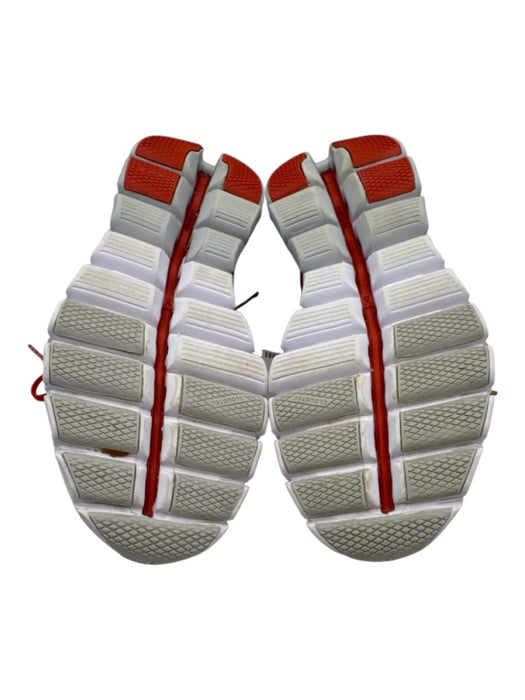 On Cloud Shoe Size 8 Orange & cream Synthetic Perforated Round Toe Sneakers Orange & cream / 8