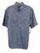 Ralph Lauren Size M Blue & White Cotton Plaid Button Up Button Down Short Sleeve Blue & White / M