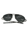 Versace Black & Silver Metal Aviator Men's Sunglasses Black & Silver