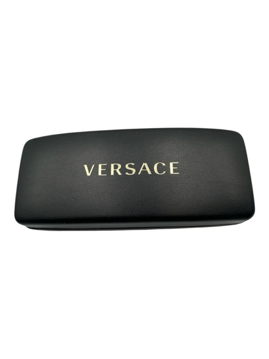 Versace Black & Silver Metal Aviator Men's Sunglasses Black & Silver