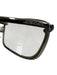 Gucci Silver Metal Frame Rectangle Gray Lens Gradient Sunglasses Silver