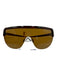 Tom Ford Case Incl Brown Acetate Shield Men's Sunglasses Brown