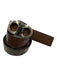 Salvatore Ferragamo AS IS - Scratched Brown & Black Leather Reversible Belt Brown & Black / L