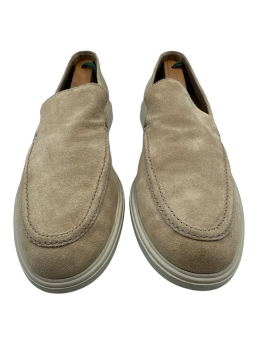 Peter Millar Shoe Size 10.5 Beige Suede Solid Dress Men's Shoes Beige / 10.5
