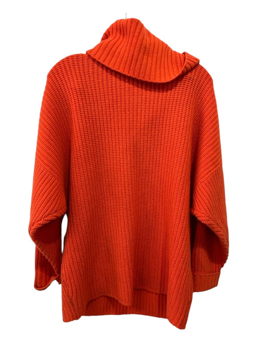 Polo Ralph Lauren Size M Orange Merino Wool Turtleneck Sweater Orange / M