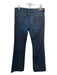 AG Size 32 Dark Wash Cotton Denim Mid Rise Bootcut Contrast Stitching Jeans Dark Wash / 32