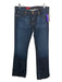 AG Size 32 Dark Wash Cotton Denim Mid Rise Bootcut Contrast Stitching Jeans Dark Wash / 32